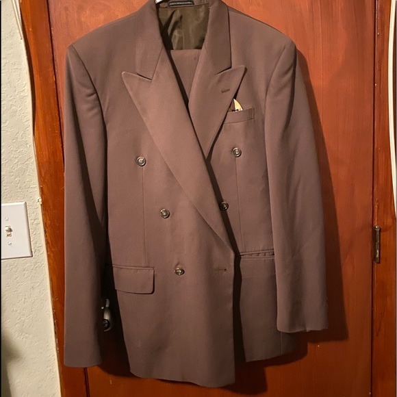 Umberto Rossi Baron’s Mens Suit Pants & pocket square Vintage Mens Suit Set
